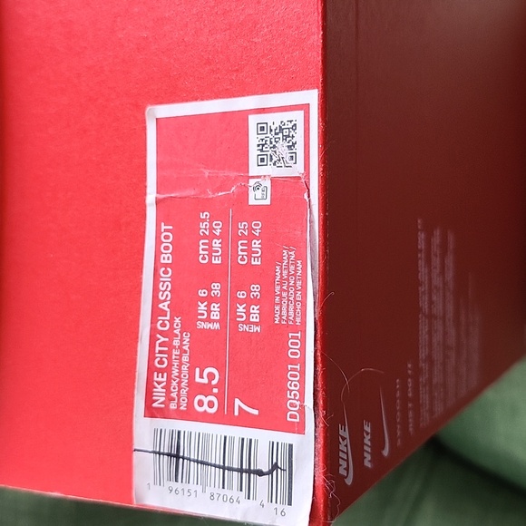 Nike City Classic Boot Men's Black and White - Picture 6 of 7